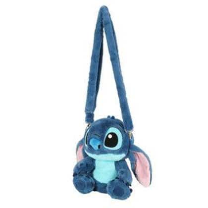 Imagem de Mochila Bolsa Costas Infantil Stitch Azul - Luxcel