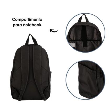 Imagem de Mochila Bolsa Costas Notebook Executiva Geométrica Reforçada - Trabalho/Faculdade - Clio