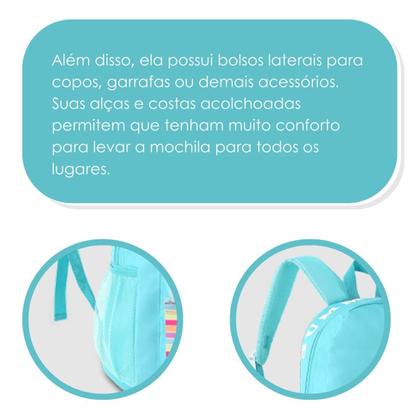 Imagem de Mochila Bolsa De Costas Have Fun C/ Chaveiro - Feminina Juvenil - Super Resistente Reforçada - Clio
