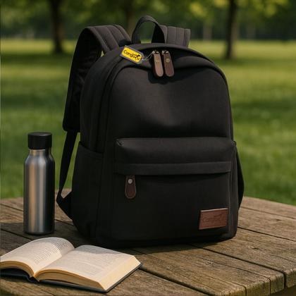 Imagem de Mochila Bolsa De Lona Reforçada Resistente Masculina Feminina Escolar Faculdade Dia a Dia Amplo Espaço Moderna