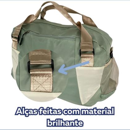 Imagem de Mochila Bolsa De Viagem Academia Sport Com Bolso Alça Lateral Fitness Treino Transversal Impermeável