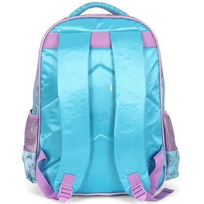 Imagem de Mochila Bolsa Escolar Menina Azul C/ Estampa Stitch Juvenil