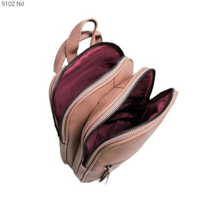 Imagem de Mochila Bolsa Feminina 2 em 1 Transversal ou para Costas com Divisões 9102