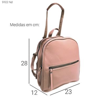 Imagem de Mochila Bolsa Feminina 2 em 1 Transversal ou para Costas com Divisões 9102