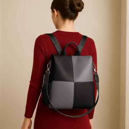 Imagem de Mochila Bolsa Feminina Moderna Bolso Antifurto de Ombro Alça transversal Dia a Dia Trabalho