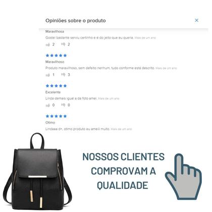 Imagem de Mochila Bolsa Feminina Mulher Pequena Casual Escola Shopping Casual Passeio Dia a Dia Presente Esposa Namorada Trabalho Faculdade Universidade
