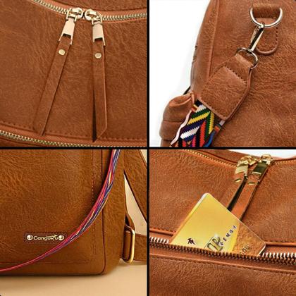 Imagem de Mochila Bolsa Feminina Reforçada Alça De Ombro Passeio Dia a Dia Alto Padrão Super Moderna