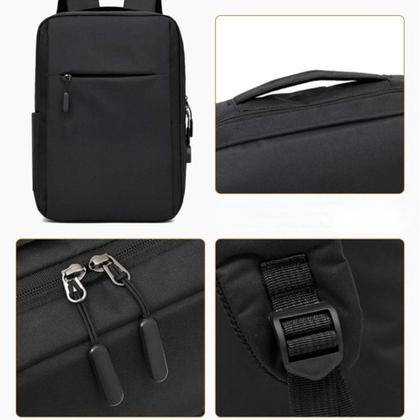 Imagem de Mochila Bolsa Mala Executiva Escolar Faculdade Trabalho Reforçada Com Saída USB Lançamento