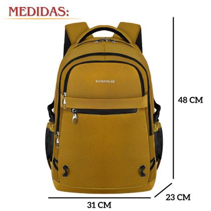 Imagem de Mochila Bolsa Masculina Feminina Notebook Escolar Faculdade Viagem Dia a Dia Trabalho Resistente Reforçada Alto Padrão