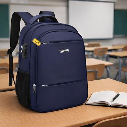 Imagem de Mochila Bolsa Notebook Masculina Feminina Reforçada com Cadeado Ideal Para Escola Faculdade Viagens