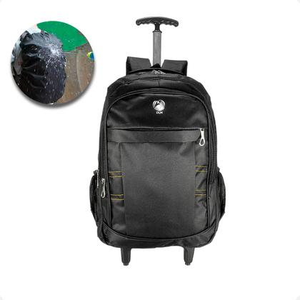 Imagem de Mochila Bolsa Rodinha Dilinx Reforçada Preta Oferta Especial