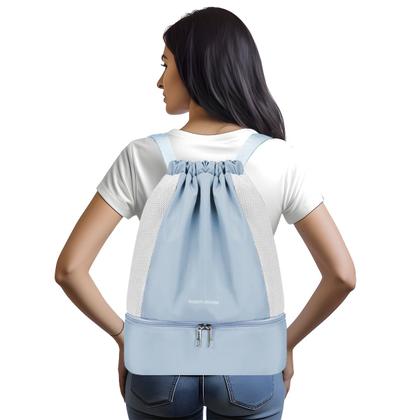 Imagem de Mochila Bolsa Saco Esportiva Feminina Bag Treino Fitness Gym