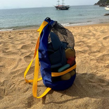 Imagem de Mochila Bolsa Saco Organizador De Brinquedos Passeio Praia