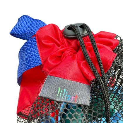 Imagem de Mochila Bolsa Saco Organizador De Brinquedos Passeio Praia