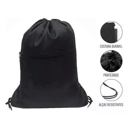 Imagem de Mochila Bolsa Sacola Academia Esportiva Fit Impermeável