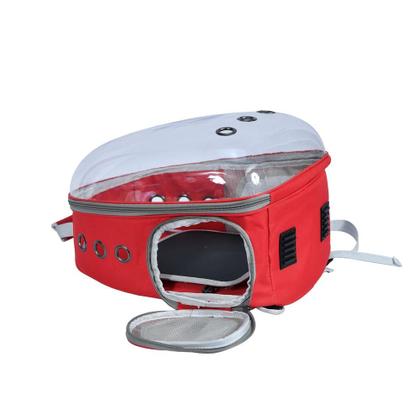 Imagem de Mochila Bolsa Santino PET JOY Com Visor Poliéster Cachorro gato Original Viagem