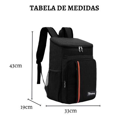 Imagem de Mochila Bolsa Térmica Isolamento Grande Camping Viagem Piquenique Reforçada Resistente Impermeavel Espaçosa Cooler Praia Alça