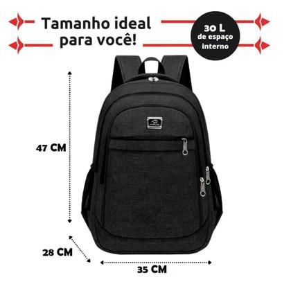 Imagem de Mochila Bolsa Viagem Resistente Coreana Masculina Feminina Colorida