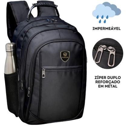 Imagem de Mochila Bolsa Viagem Resistente Impermeável Masculina Feminina Escolar Juvenil