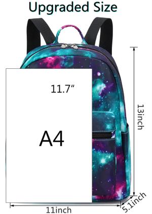 Imagem de Mochila BTOOP Mini Galaxy Green para mulheres e meninas