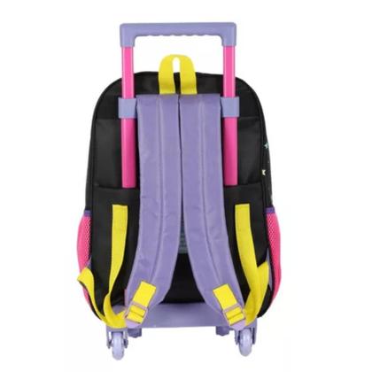 Imagem de Mochila c Rodinhas e Costas Unicornio Up4you  Violeta