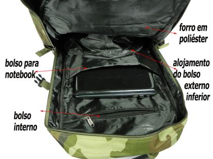 Imagem de Mochila Camping Keuven 70L Expansível Impermeável com Bolsos e Alças Ergonômicas