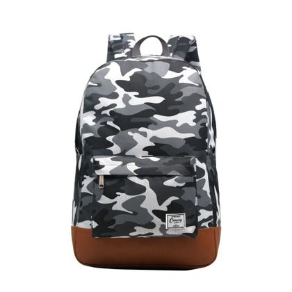 Imagem de Mochila Camuflada Juvenil Poliéster Com Bolso Externo Convoy