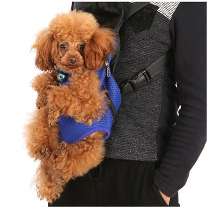 Imagem de Mochila Canguru Gato Cao Cachorro Pet Bolsa Transporte Pequeno Porte Animal de Estimaçao Passeio Ar Livre Confortavel Seguro