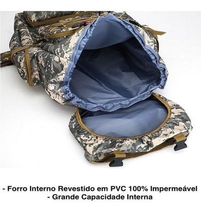 Imagem de Mochila Cargueiro Acampamento Trilha Impermeável 80 Litros