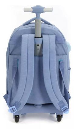 Imagem de Mochila Carrinho Crinkle Clássica Azul Up4you Azul