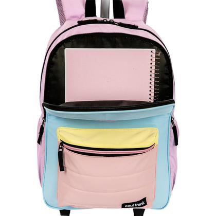 Imagem de Mochila Carrinho Paul Frank Authentic Color Block Grande