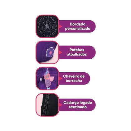 Imagem de Mochila Carrinho RB Rebecca Bonbon Grande Rodinha Escolar