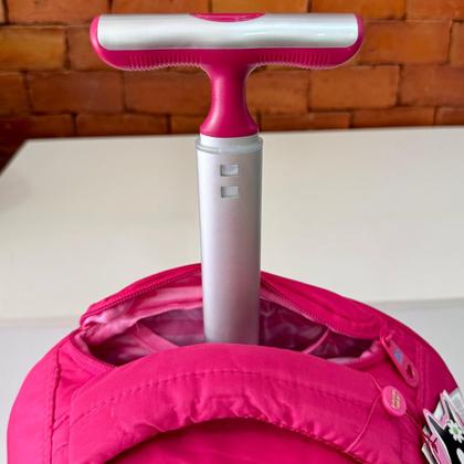 Imagem de Mochila Carrinho Rebecca Bonbon RB Grande Rodinha Escolar