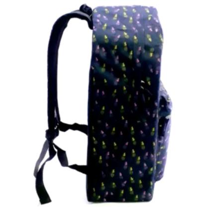 Imagem de Mochila Casual yins Convoy Marinho com abacaxis