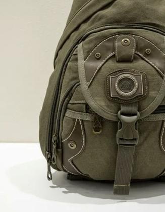 Imagem de Mochila Com Alça Transversal Em Lona Reforçada Kvn Grande
