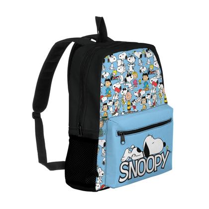 Imagem de Mochila com Bolso Escolar Infantil Avulsa Snoop Menina e Menino 