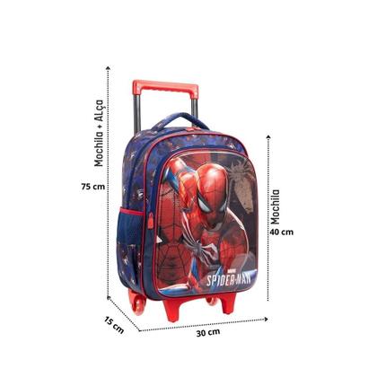 Imagem de Mochila com carrinho 16 spider-man se (homem aranha)- 13370 - xeryus