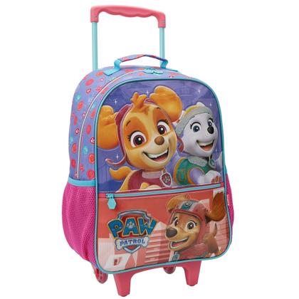 Imagem de Mochila Com Carrinho e Rodas Patrulha Canina Sky Original