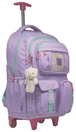 Imagem de Mochila Com Carrinho Feminino 18 Sortidos Mf8192-c