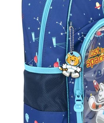 Imagem de Mochila Com Rodas E Lancheira Luxcel Up4You Petit Astronauta