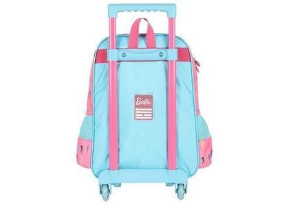 Imagem de Mochila com rodas kit azul un barbie