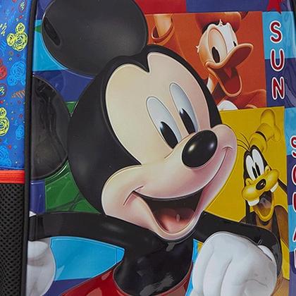 Imagem de Mochila Com Rodas Tamanho G Mickey Azul Claro Xeryus X1 13260