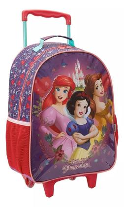 Imagem de MOCHILA COM RODAS XERYUS PRINCESAS X1 13141 Roxo
