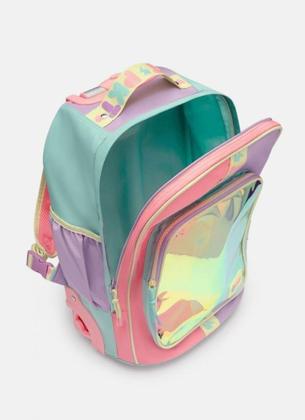 Imagem de Mochila com Rodinha Holográfica Color Block Puket