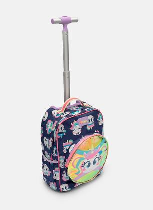Imagem de Mochila com Rodinha Média Unicórnio Tênis AZUL MARINHO - PUKET