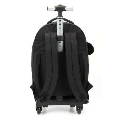 Imagem de Mochila com Rodinha UP4YOU Crinkle G Preta