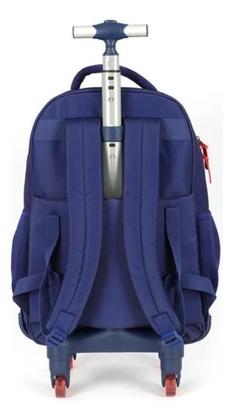 Imagem de Mochila com rodinhas 360 juvenil original marvel avengers