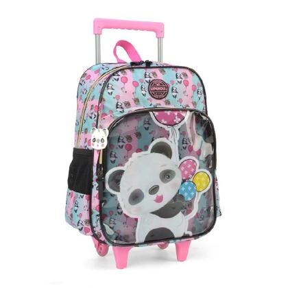 Imagem de Mochila com Rodinhas Panda 37702 Preto Luxcel Up4You