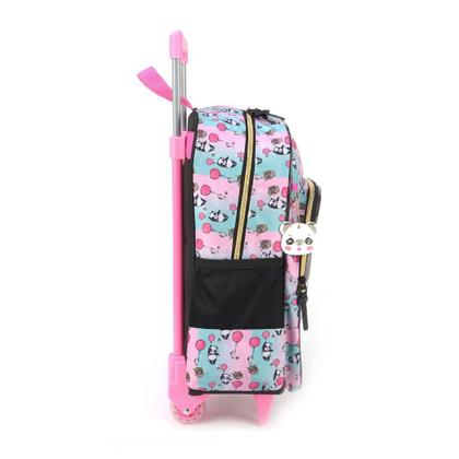Imagem de Mochila com Rodinhas Panda 37702 Preto Luxcel Up4You