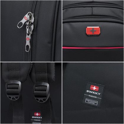 Imagem de Mochila Com Rodinhas Swicky Executiva Faculdade Espaçosa